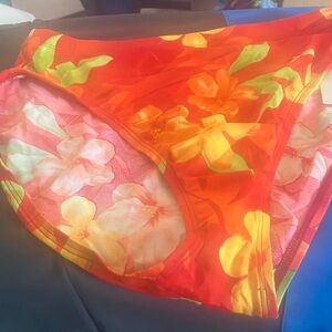 FINAL MARKDOWN Sessa Floral Women's swimsuit bottom 14 nwt